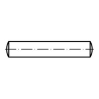 Reyher 7 Zylinderstifte 2X 10 Stahl / Toleranz M6 (1000 StüCk)