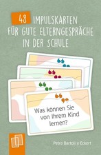 Impulskarten Elterngespräche Schule 48 Stück, Erziehung, Lernen, Förderung
