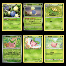 6x Jumpluff Lot Skiploom Hoppip 3.0 Black White Dragons Exalted Pokemon Cards