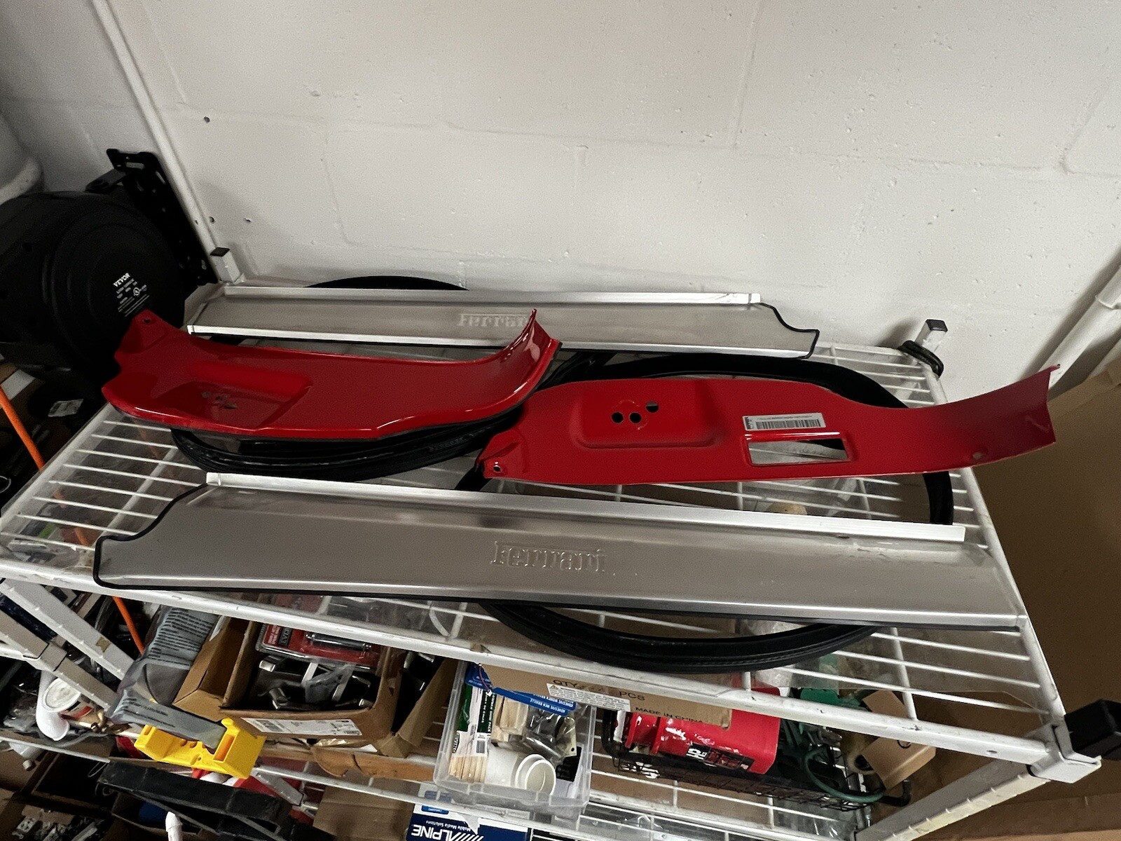 Ferrari 360,430 - LH Kick Plate / Sill Plate  P/N 68146600 + Its Moulding