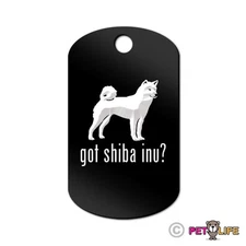 Got Shiba Inu Engraved Keychain GI Tag dog japanese ken Many Colors