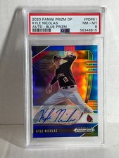 2020 Panini Prizm Draft Picks BLUE Prizm KYLE NICOLAS RC PSA