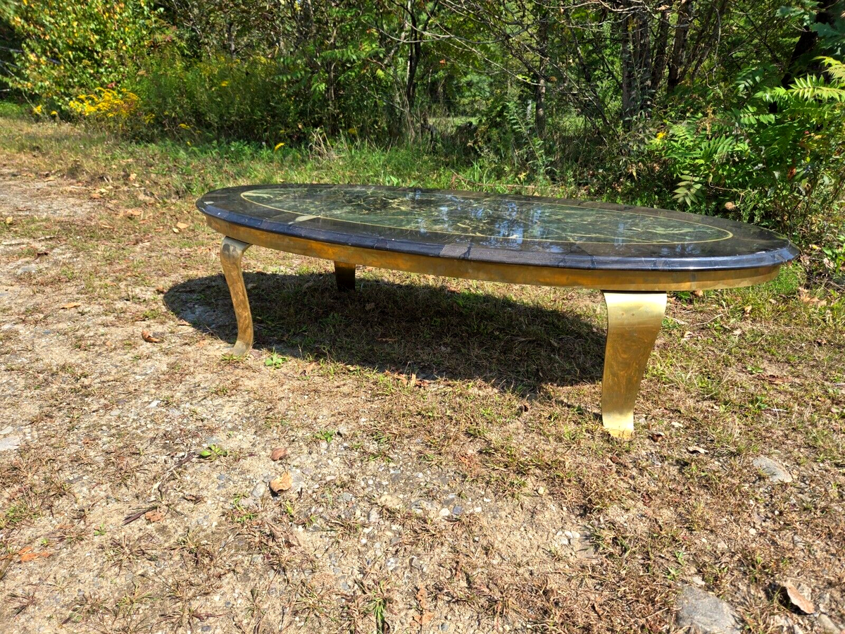 Arturo Pani,Vintage,Muller,Mexico,onyx,stone,brass,coffee table | eBay