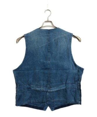 M*.様 RRL INDIGO BEACH VEST RRL by Ralph Lauren Print Indigo