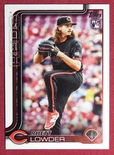 2025 Topps #205 Rhett Lowder RC Cincinnati Reds