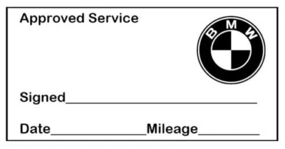 COLOP BMW garage service maintenance rubber stamp (47 x 18mm)