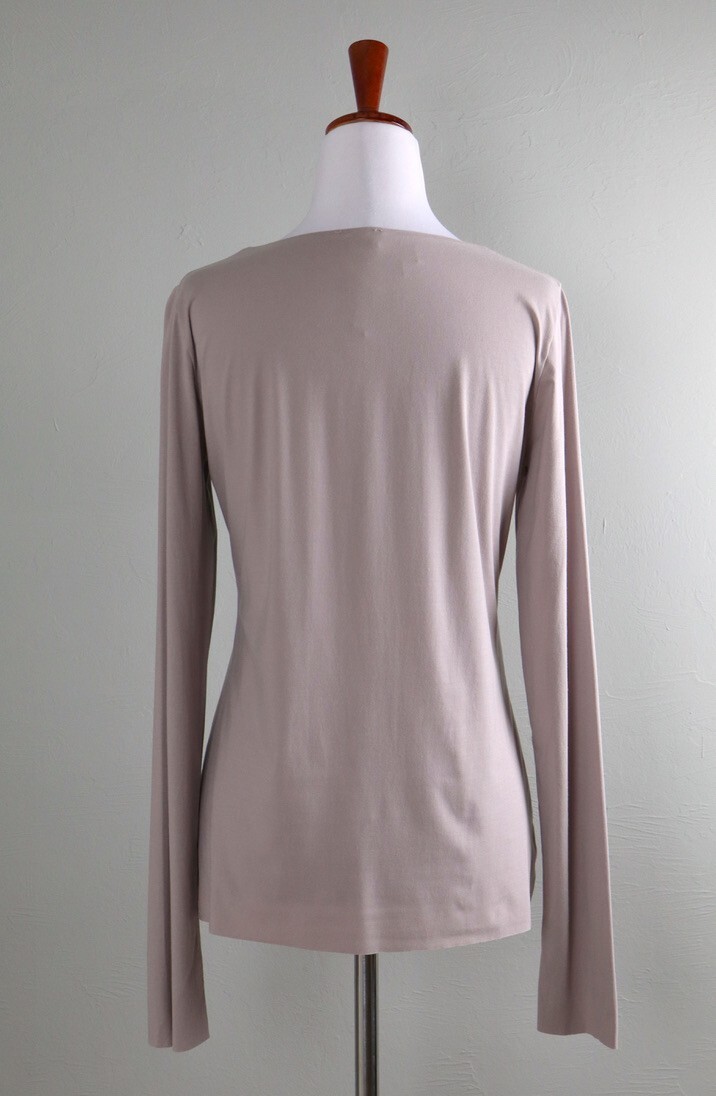 WOLFORD $120 Soft Stretch Solid Beige Basic Long … - image 4