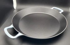 Le Creuset Round Paella Pan - 3.25 Qt - Coastal Blue - NIB (see description)