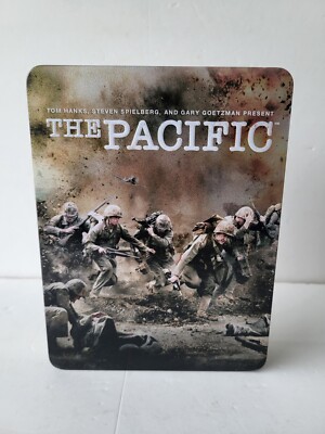 The Pacific: Complete HBO Series Steel Case Tom Hanks Steven Spielberg
