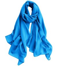 Chiffon Hijab for Women Sheer Shawl and Wraps for Wedding Bridal Scarves Summ...