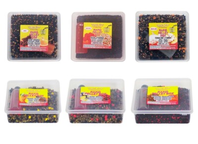 DOVIT Rapid Methode Feeder Pellets Box Karpfenfutter Groundbait Liquid Karpfen