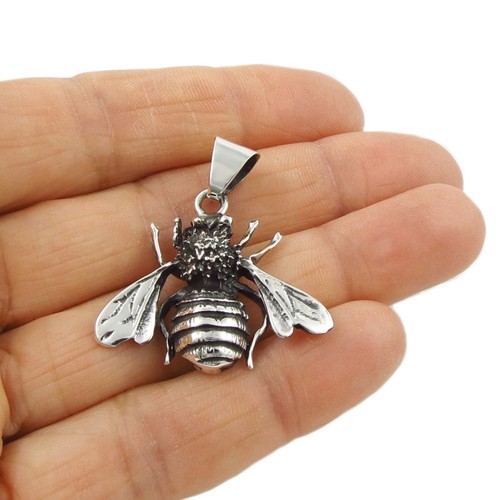 LEWIS SEGAL Ltle Bee orecchini a bottone in argento Sterling 925 con smalto verde orecchini a forma di insetto animale per gioielli da donna 18K