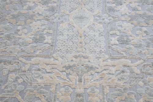 Modern Designer Teppich aus Echte Wolle Relief Design 180 x 255 cm Beige Farbe - Bild 9 von 14