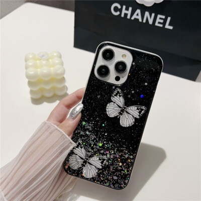 Case For Huawei P40 Lite P30 Pro P Smart 2021 Bling Glitter Clear Soft TPU Cover
