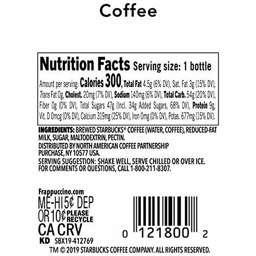 Starbucks Frappuccino Coffee Drink, Coffee, 13.7oz Bottles (12 Pack)
