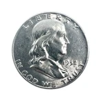 1952-D Franklin Half Dollar 50c Gem BU (Full Bell Lines - FBL) 90% Silver Coin