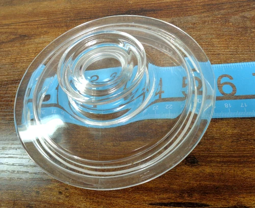 Vintage Pyrex Flameware Percolator LID ONLY # 7759-C  Clear Glass Coffee Pot