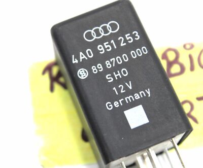 Relais Double Audi 369 Authentique - Référence 4A0951253 / 898700000 - 12V, 6 Contacts - Neuf, Garanti 1 An