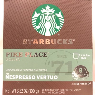 Nespresso Vertuo Nespresso Pike Place Roast Starbucks Pike Place