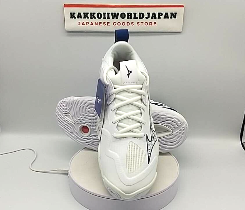Mizuno Volleyball Shoes WAVE MOMENTUM 3 White/Navy V1GA2312 57