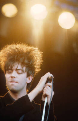Echo & the Bunnymen Ian McCulloch etc Belgium 1987 OLD MUSIC PHOTO 1