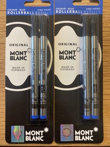 best montblanc rollerball refill