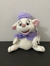 Bianca The Rescuers The Disney Store 6  Plush Bean Bag Stuffed Toy Vintage
