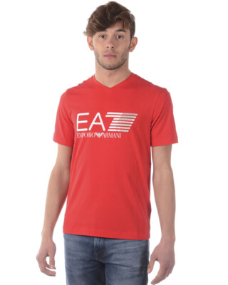 Emporio Armani EA7 T-Shirt Sweatshirt Man Red 3ZPT63PJ03Z 1451 Sz XXL MAKE OFFER