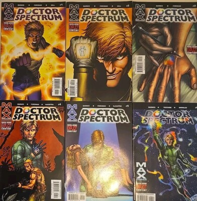 Doctor Spectrum Complete 6 issue set (Max Comics, 2004-2005, Straczynski)