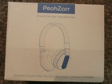PeohZarr Wired On ear Headphones Dynamic Crystal Sound ,Compact, Foldable