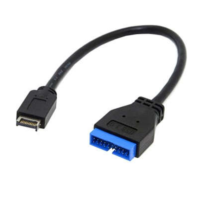 USB 20 Pin Male to USB 3.1 Female Extension Cable Adapter Cable Replacement