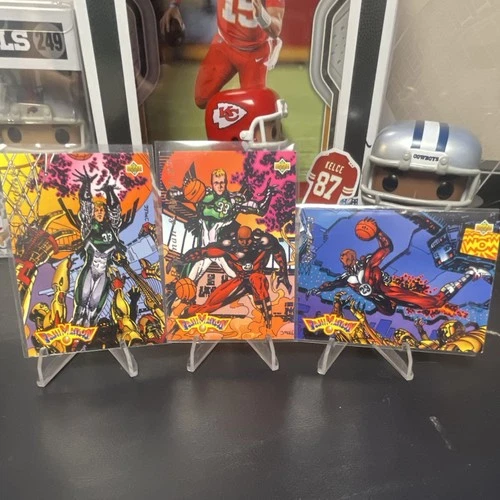 Upper Deck Fanimation 1992-93 NBA Lot Larry Bird Michael Jordan 3 Cards