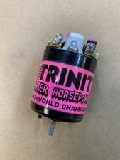 VINTAGE TRINITY MONSTER HORSEPOWER BRUSHED MOTOR PINK LABEL Aluminum Endbell