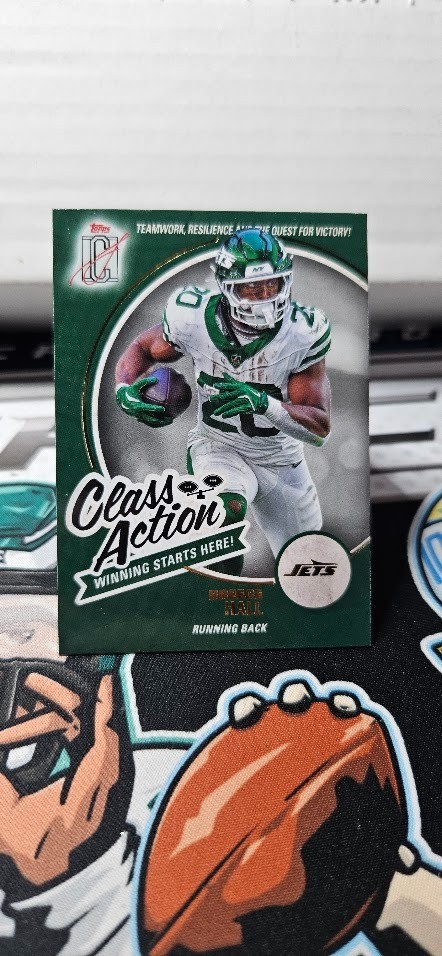 2025 Topps Signature Class #CA-19 Breece Hall Class Action