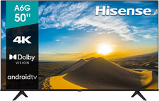 Hisense 50A6G 50-Inch 4K Ultra HD Android Smart TV with Alexa Compatibility 202