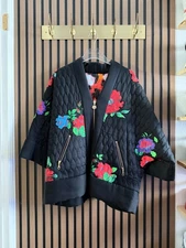 KENZO x H&M Collab Short Coat REVERSIBLE SILK KIMONO Quilted