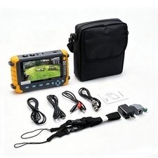 5 Inch HD CCTV Monitor Tester 8MP AHD TVI CVI CVBS Coaxial PTZ Controller RS485