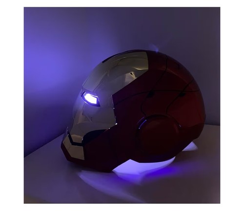 New Version AUTOKING Iron Man Helmet MK5 Voice-control Open-close Light-up Mask