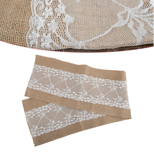 Brand New Table Runner Linen Accessories Festival Natural Jute Replacement - Picture 17 of 48