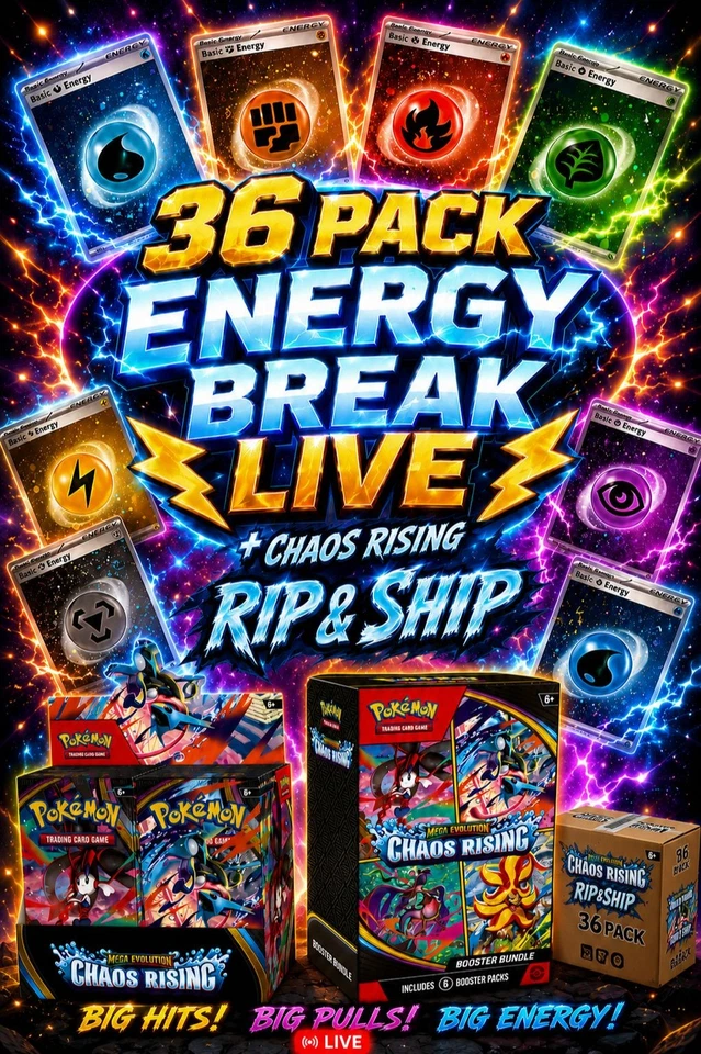 Brand New Chaos Rising Rip & Ship + Energy Break