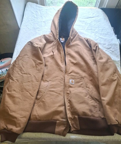 Carhartt, Vintage Carhartt Jacket Mens 3XL Tan Made In USA Helmets To Hard Hats VERY NICE!