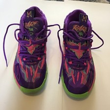 PUMA x LaMelo Ball MB.03 Toxic Basketball Shoes Purple Green Pink 378916-01 SZ 8