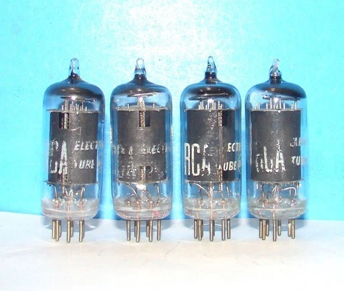 6BE6 RCA 4 radio audio vintage amplifier vacuum tubes valves tested 5750 6BE6
