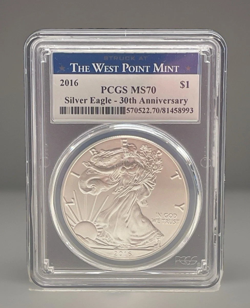 American Eagle MS 70 Graded 2016 Silver Bullion Coins for sale | eBay