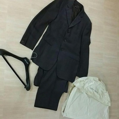 Giorgio Armani Borgo 21 Schwarz Slim Fit Anzug 48 Top Zustand