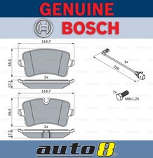 Bosch Rear Brake Pads for Audi A7 2.0 Tfsi Quattro 4G,C7 2L Petrol CYPA 2016-18
