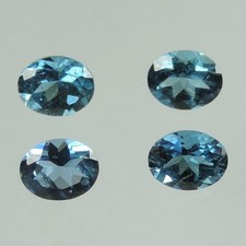 santa maria blue, aquamarine faceted oval cut, namibia, 1.4 cts, 4x5 MM VS-VVS