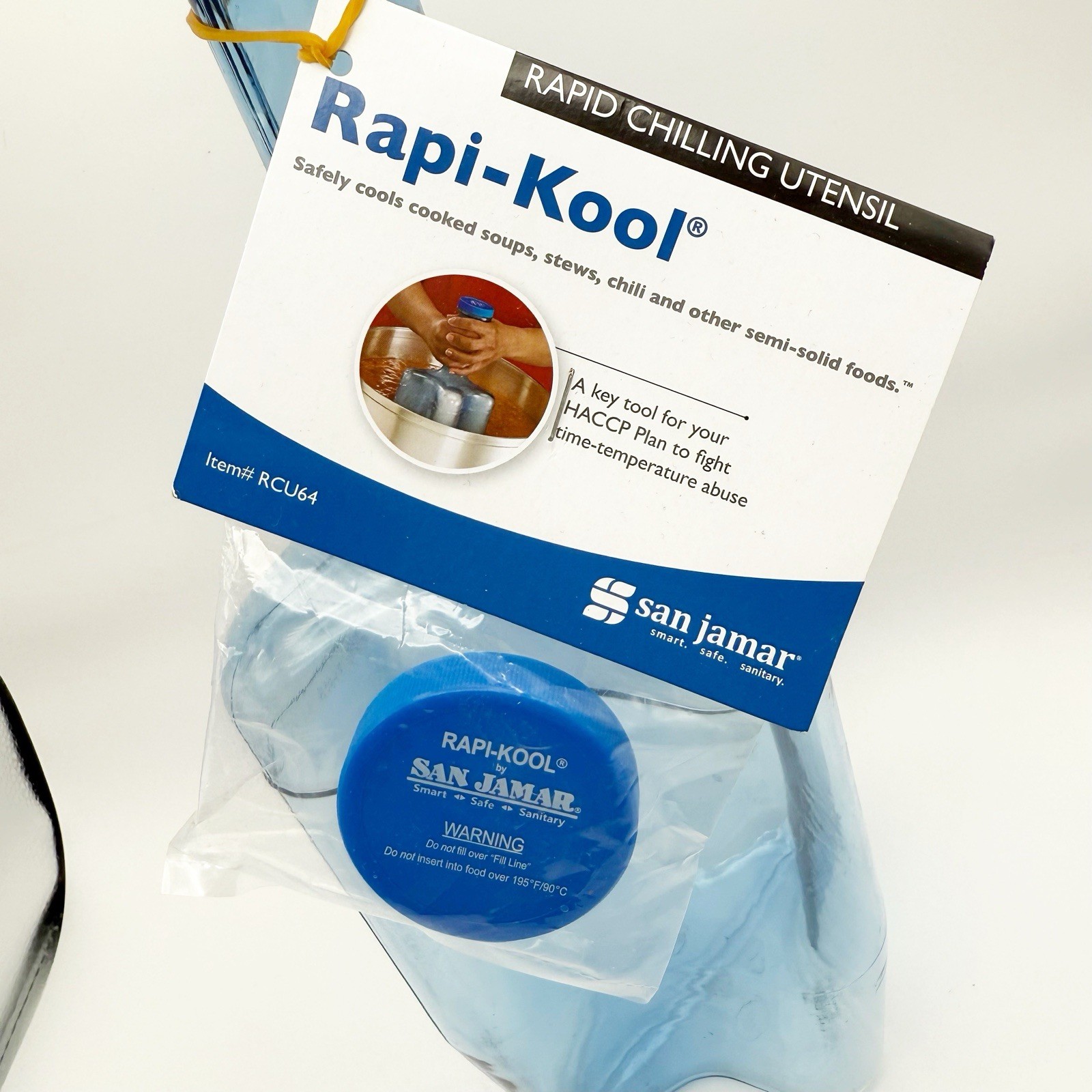 San Jamar RCU64 - 64 oz Rapi-Kool Cold Paddle New