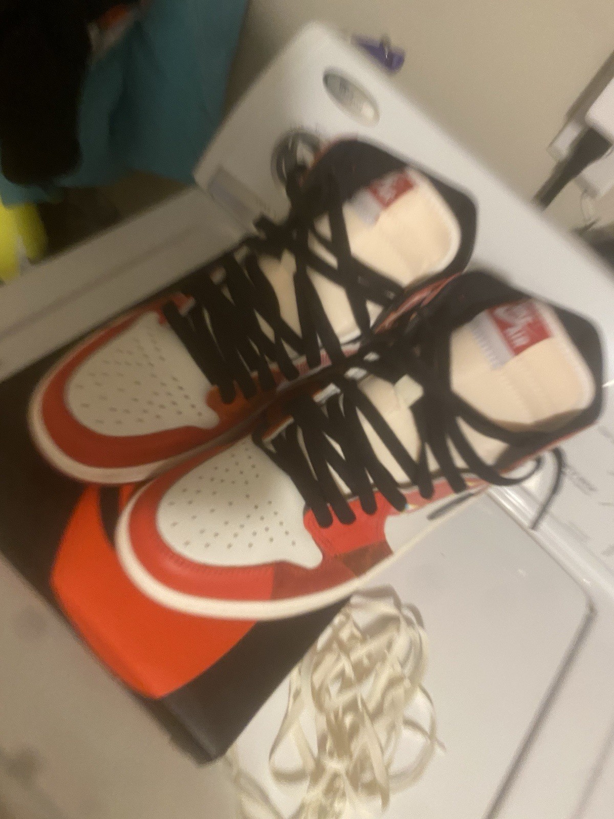 SAOLA Sneakers Air Jordan 1 Uomo Taglia 9 Retro High Spider Man Spider Versus'