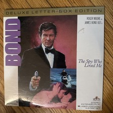 THE SPY WHO LOVED ME ROGER JAMES BOND OO7 Laserdisc 2 DISC Sealed Deluxe Edition